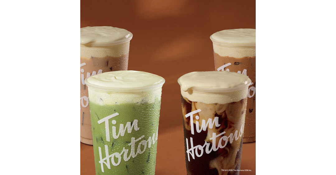Tim Hortons U.S. introduces Golden Cinnamon Cold Foam as part of spring ...