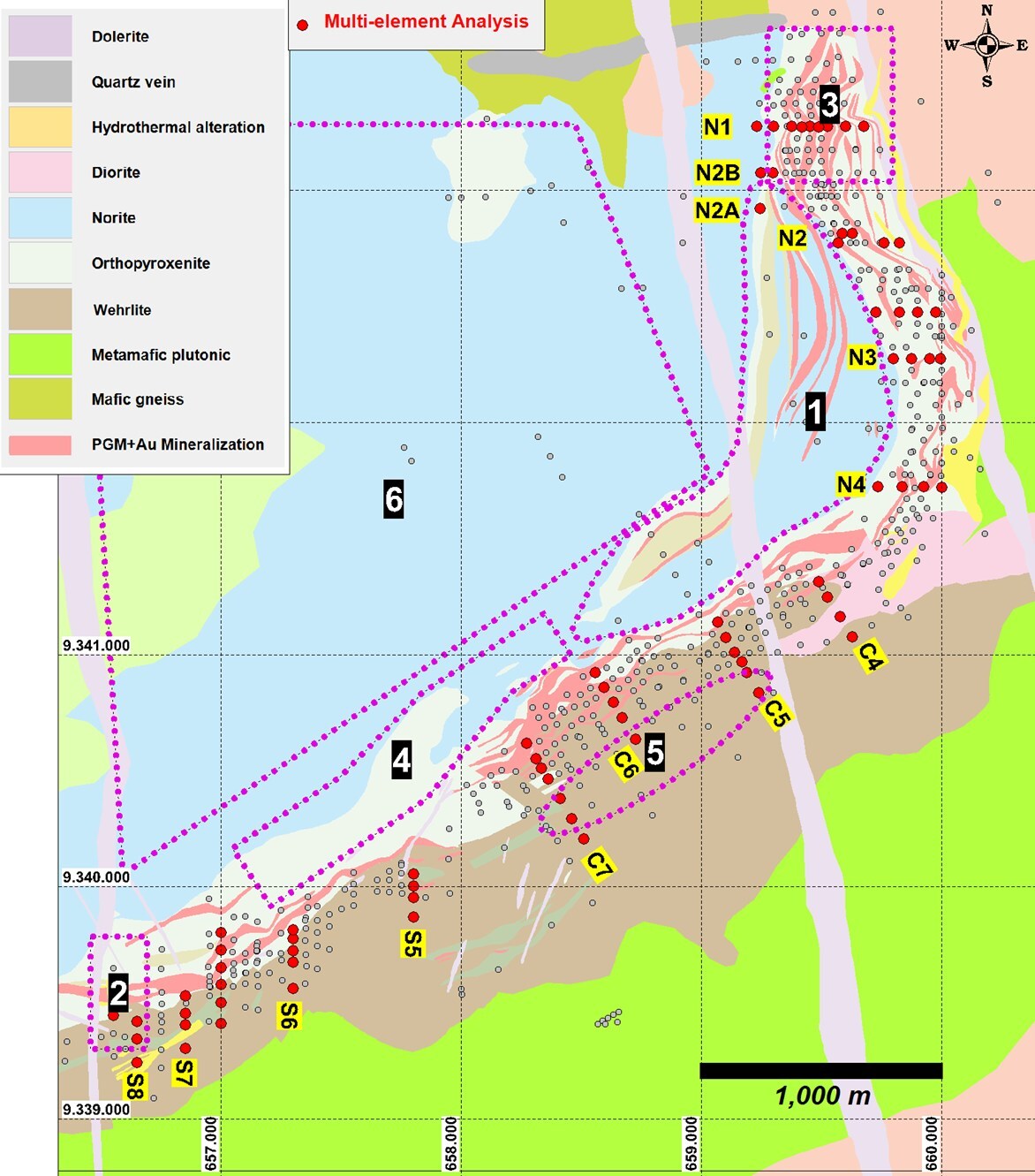 Figure 2: 2026 Exploration targets selected for Testing. (CNW Group/Bravo Mining Corp.) Figure 2: 2026 Exploration targets selected for Testing. (CNW Group/Bravo Mining Corp.)