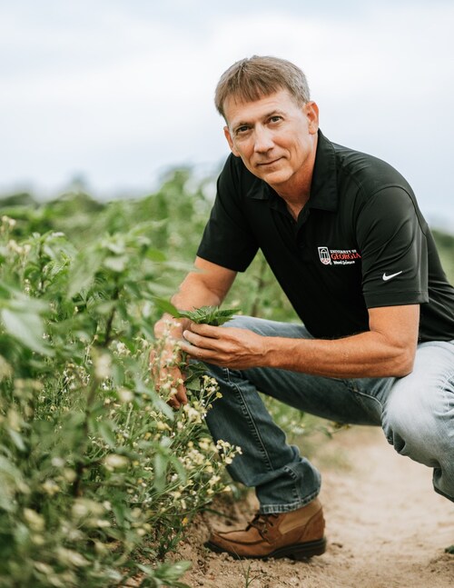 Stanley Culpepper, Ph.D., University of Georgia Extension Weed Scientist, is featured in a new video series that shares ways to stay in compliance with Endangered Species Act requirements for herbicide use. He is pictured here examining a field with an infestation of Palmer amaranth and wild radish. Photo provided by University of Georgia. Stanley Culpepper, Ph.D., University of Georgia Extension Weed Scientist, is featured in a new video series that shares ways to stay in compliance with Endangered Species Act requirements for herbicide use. He is pictured here examining a field with an infestation of Palmer amaranth and wild radish. Photo provided by University of Georgia.