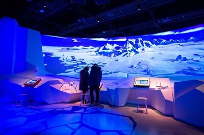 Photo: Courtesy of Museum of Science, Boston. Arctic Adventure's sweeping Arctic vista. ยฉ 2021 Ashley McCabe. Photo: Courtesy of Museum of Science, Boston. Arctic Adventure's sweeping Arctic vista. ยฉ 2021 Ashley McCabe.