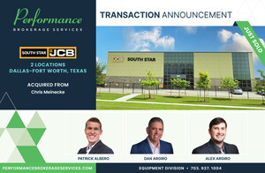 Performance Brokerage Services Advises on the Sale of South Star JCB, Two Locations in Dallas-Fort Worth, Texas