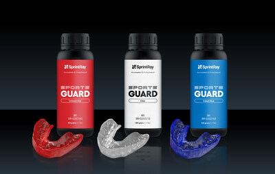 SportGuard resin from SprintRay.