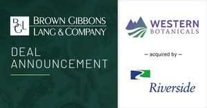 BGL Announces the Sale of Western Botanicals to The Riverside Company