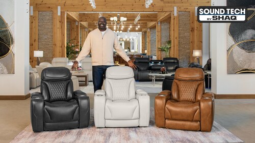 Recliner To Go by Rooms To Go Sound Tech by Shaq