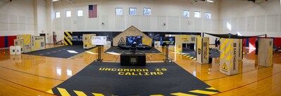 Disasterville, a new mixed-reality experience from the Army National Guard, transforms high school gyms into free-roam virtual neighborhoods and disaster zones, placing students in the center of disaster relief efforts.