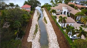 BLUETERRA COMPLETES DOVER DITCH LIVING SHORELINE FOR THE VILLAGE OF TEQUESTA