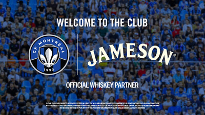Jameson Irish Whiskey Becomes the Official Whiskey of CF Montréal (CNW Group/Corby Spirit and Wine Limited (Communications))