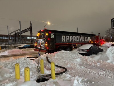 Snow on the ground. Renewable energy on the move. Winter doesn’t slow sustainability.