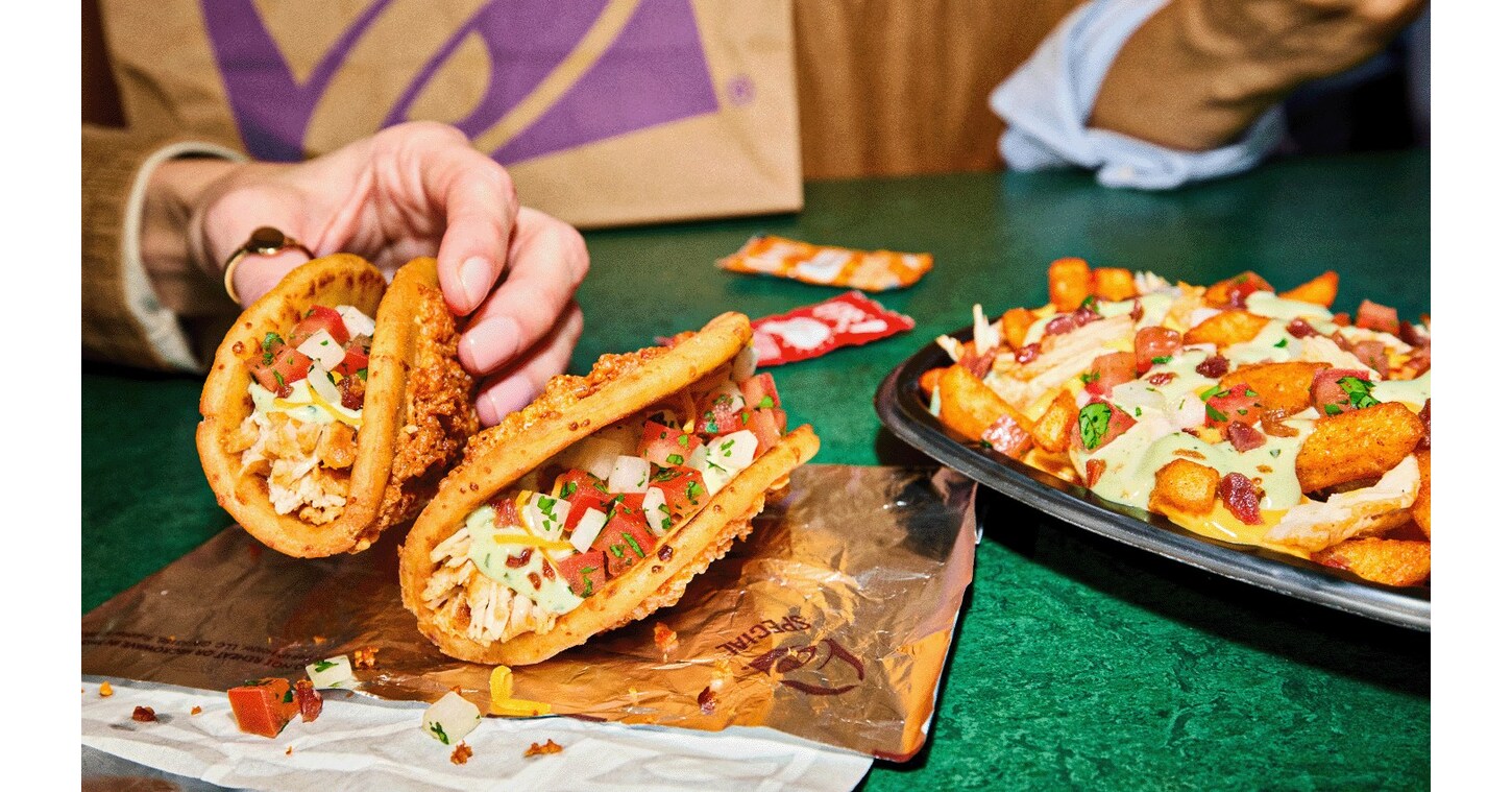 Chicken Bacon Ranch Street Chalupas Hit Taco Bell® Menus Giving a Familiar  Flavor a Street Taco Twist