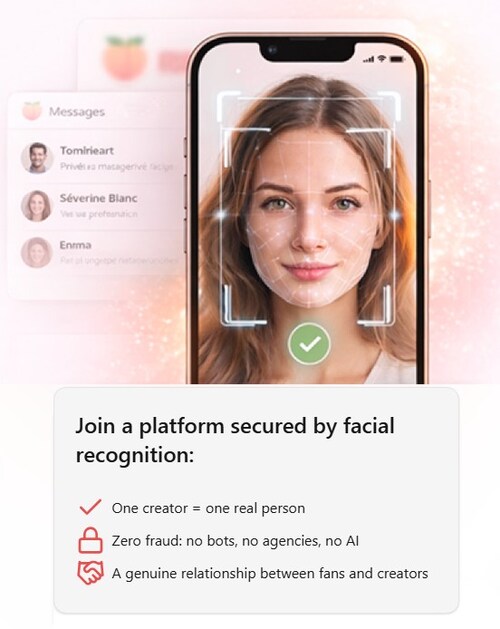 Your fans deserve the real you, not AI chats. Join RedPeach. Verified creators only.