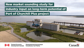 Government of Canada launches market sounding study to strengthen growth at the Port of Churchill (CNW Group/Prairies Economic Development Canada)
