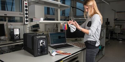 X-Rite Textile Color Hub, Color iMatch, Color iQC, and X-Rite spectrophotometers work together to replace subjective physical sampling with data-driven color management.