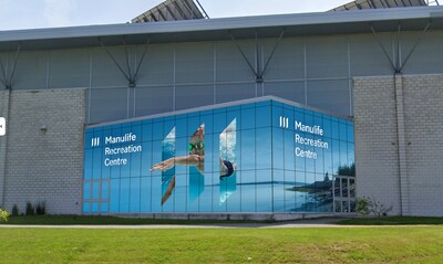 Renderings of new signage at the Manulife Recreation Centre (CNW Group/Manulife Financial Corporation)