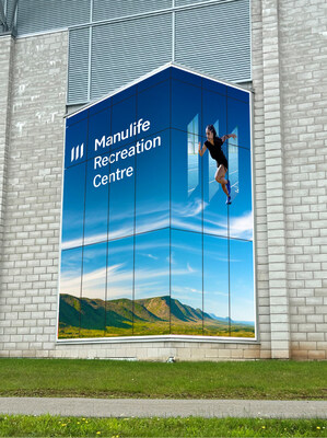 Renderings of new signage at the Manulife Recreation Centre (CNW Group/Manulife Financial Corporation)