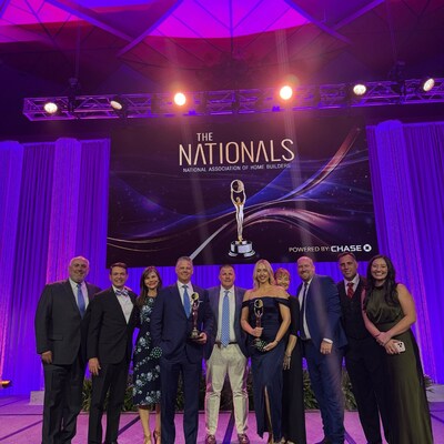 Carnes Crossroads accepts National Gold Awards for Community of the Year and Best Amenity