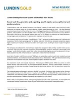 LUNDIN GOLD REPORTS FOURTH QUARTER 2025 RESULTS (CNW Group/Lundin Gold Inc.)