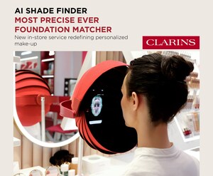 Clarins presenta el AI Shade Finder, la herramienta para combinar bases más precisa de la historia