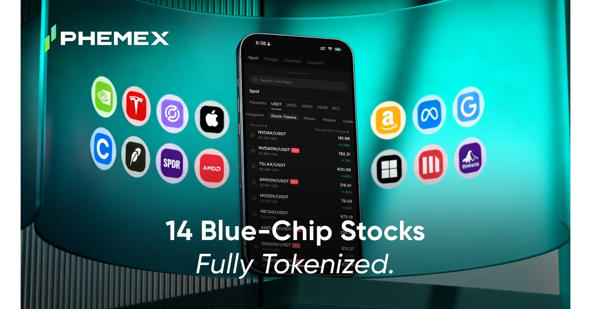 Phemex voltooit volledige integratie van het tokenized aandelenaanbod van Ondo Finance