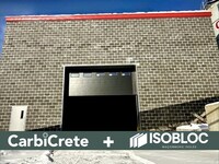 Agrandissement du Patio Drummond à l'aide d'Isobloc ZERO (Groupe CNW/CarbiCrete Inc)