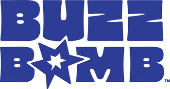 Buzz Bomb Caffeine Co. Logo.