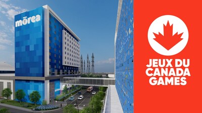 Mōrea Parc Aquatique souhaite accueillir le Village des athlètes des Jeux du Canada - Hiver 2031 à Mirabel (Groupe CNW/Investissement Ray Junior)