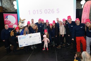 Le Triathlon d'hiver de la Fondation CHU Sainte-Justine récolte un montant record de 1 015 026 $ à l'issue de sa 20e édition