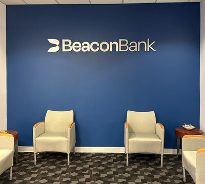 Beacon Bank will introduce additional components of its corporate identity as part of a multi-phase branding update at all locations.