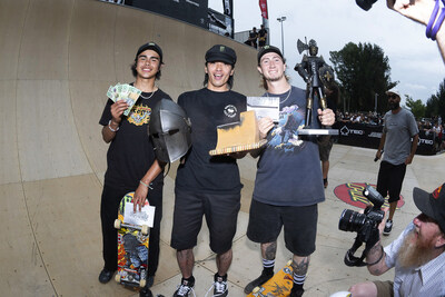 Monster Energy's Moto Shibata Takes 1st Place and Monster Army's JD Sanchez Lands in 2nd Place in the Men's Skateboard Vert; Liam Pace Awarded MVJ (Most Valuable Jammer) Performance Prize at the Belco Bowl Jam in Canberra, Australia