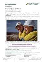 Half Year Financial Results Webcast (CNW Group/Westgold Resources Limited)