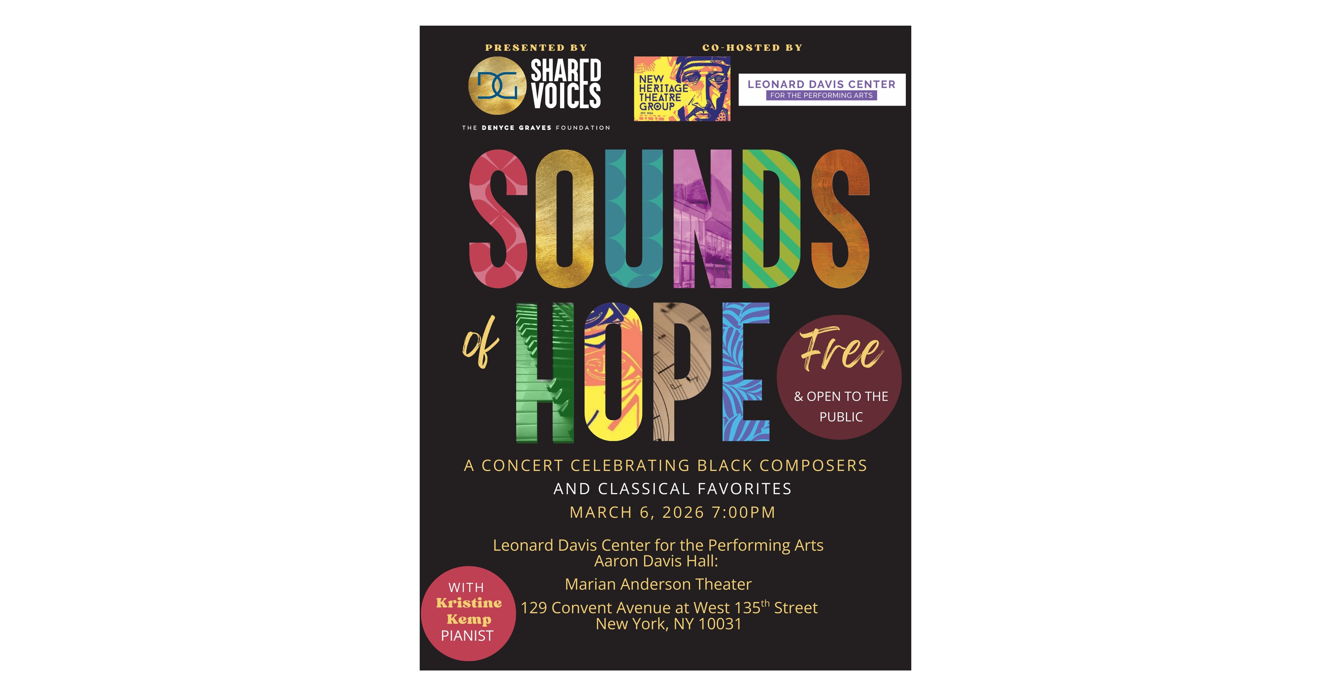 The Denyce Graves Foundation and the Metropolitan Opera Present Shared Voices: Behind the Curtain and Sounds of Hope