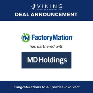Founder-Led E-Commerce Distributor FactoryMation Partners with MD Holdings to Accelerate Strategic Growth