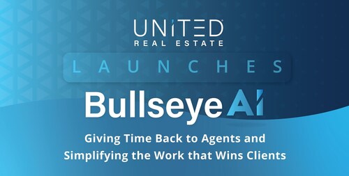 BullseyeAI is United's proprietary platform, and not a third-party AI product. With full ownership of its own data and software, United can move with uncommon speed to deliver agentic tools tailored for its agents. The platform frees real estate professionals from deskwork and gives them back their time to focus more closely on their clients.