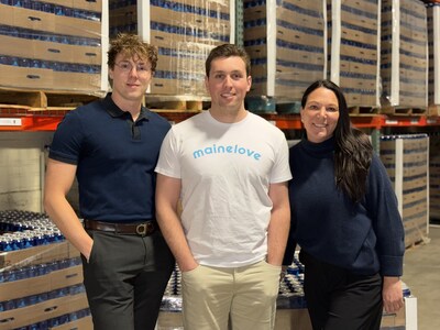 Meet the mainelove sales team: Hospitality Sales Manager Konrad Kosztyla, Co-Founder and Head of Sales John Violette, and Regional Sales Manager Lauren Ault.