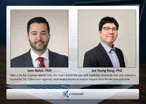 Cyberonix's Prof. Sam Malek and CEO Dr. Jae Young Bang Support Technology Investment Consortium in Court Victory
