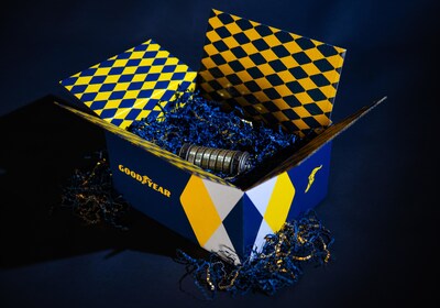 To mark the launch of The Vault, Goodyear is inviting consumers to take part in a limited-time, digital challenge. Those who correctly solve a riddle on Goodyear.com will have a chance to receive one of 30 cryptex vaults containing exclusive prizes.