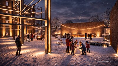Empress soir hiver (Groupe CNW/Ville de Montréal - Arrondissement de Côte-des-Neiges - Notre-Dame-de-Grâce)