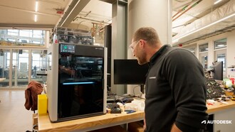 Mike Schultz at the Autodesk Boston Tech Center