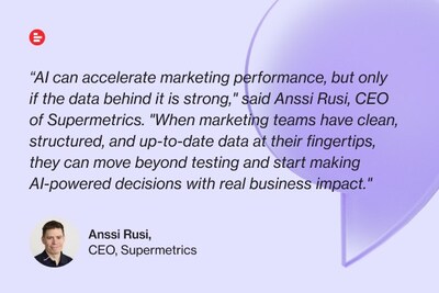 Anssi Rusi, CEO, Supermetrics