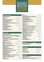 WORLD'S BEST SOMMELIERS' SELECTION 2026 ANNOUNCED