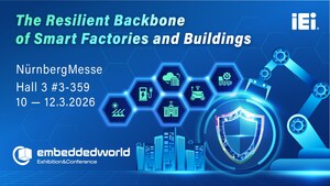 IEI 於 2026 Embedded World 展示 Secure-by-Design 強韌邊緣基礎架構，賦能 AI 時代的工業營運韌性