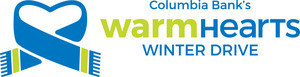 COLUMBIA BANK RAISES A RECORD $351,611 IN SEVENTH ANNUAL WARM HEARTS WINTER DRIVE BENEFITTING HOMELESS SHELTERS