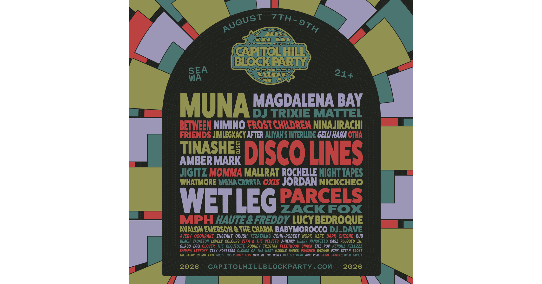 Capitol Hill Block Party Announces 2026 Festival Lineup