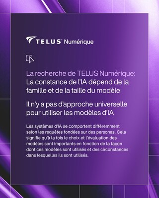 Une étude de TELUS Numérique révèle un risque dans le comportement des modèles d'IA