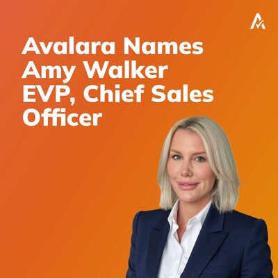 Avalara Names Amy Walker EVP, Chief Sales Officer