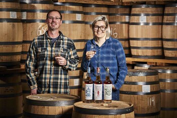 “Education has always been part of who we are,” said Master Blender, Lauren Patz. Photo by Redwood Empire Whiskey