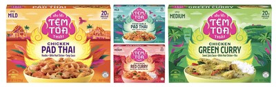 Tem Toa's Four Frozen Thai Entrees