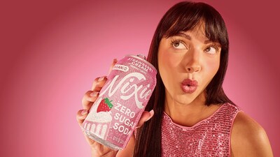 Nixie Strawberry Cream Organic Zero Sugar Soda Nixie Strawberry Cream Organic Zero Sugar Soda