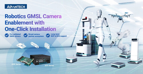 Advantech’s GMSL Camera Enablement for Robotics