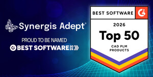 Synergis Adept ha sido nombrada en los premios G2's 2026 Best Software Awards como la plataforma de gestión de documentos de ingeniería mejor valorada en CAD y PLM