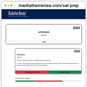 Manhattan Review Launches Free SAT Vocabulary Training Tool Featuring 3,000 Words
